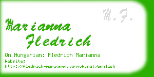 marianna fledrich business card